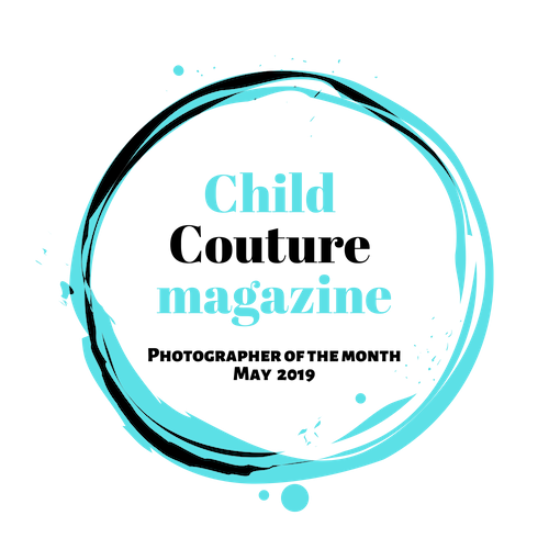 Photographer of the month award badge Child Couture Magazine